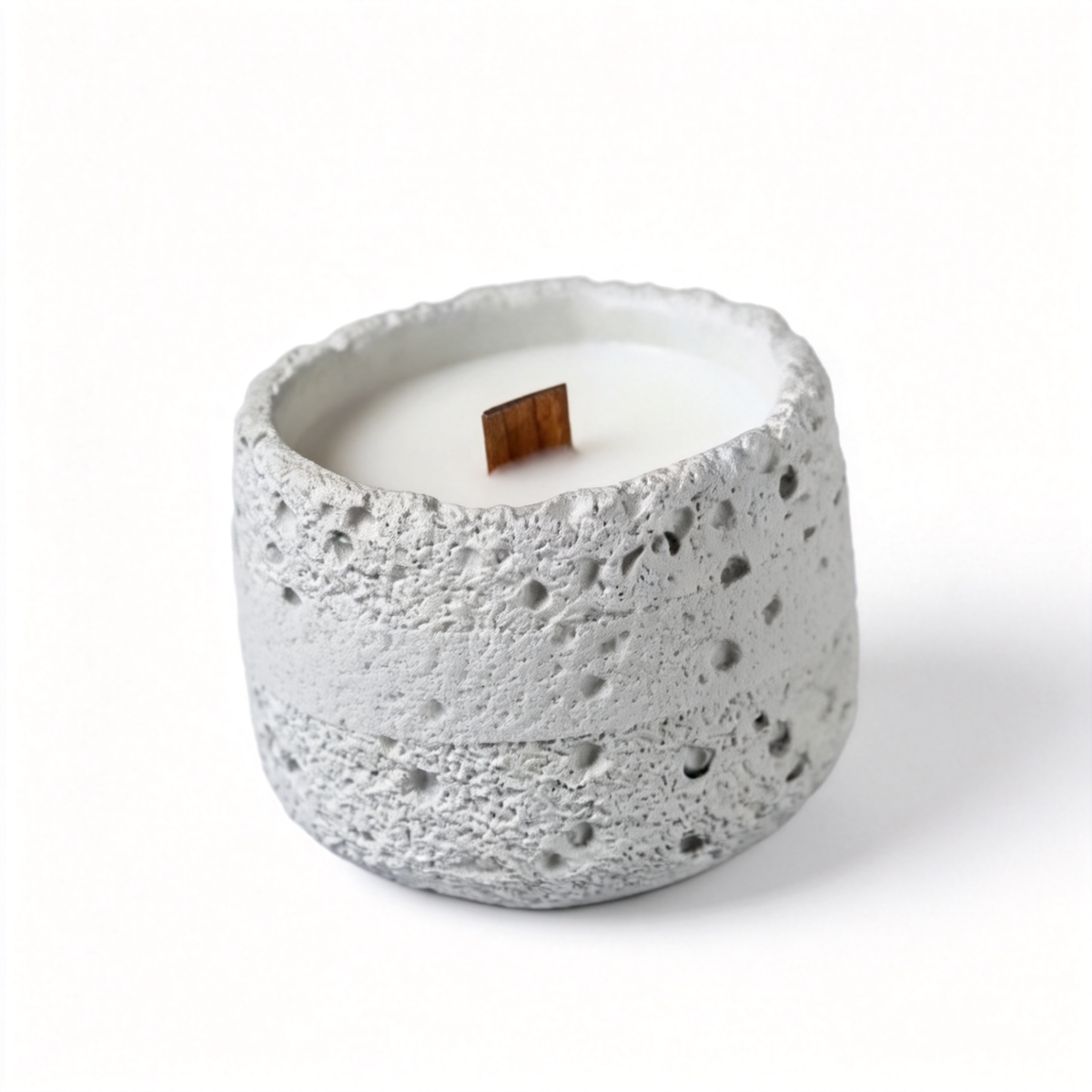 🌼 Luxury Gardenia Candle | Stone-Textured Vessel | Cozy Home Décor | Elegant Floral Gift