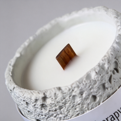 🌼 Luxury Gardenia Candle | Stone-Textured Vessel | Cozy Home Décor | Elegant Floral Gift