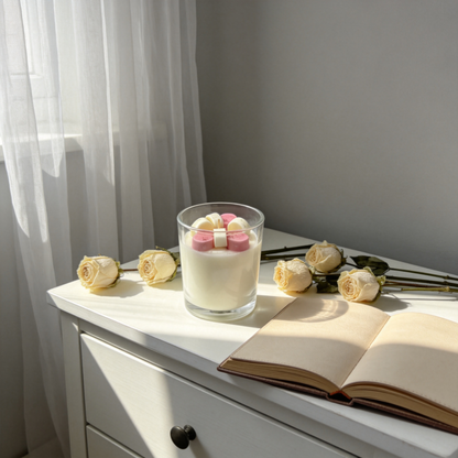 🍬 Sweet Décor | Colorful Wax Glass Candle | Cute Gift | Pastel Charm
