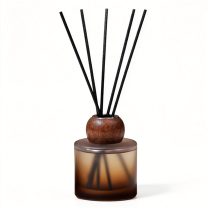 🍃 Zen Tea Diffuser | Frosted Glass & Wood | Serene Home Gift