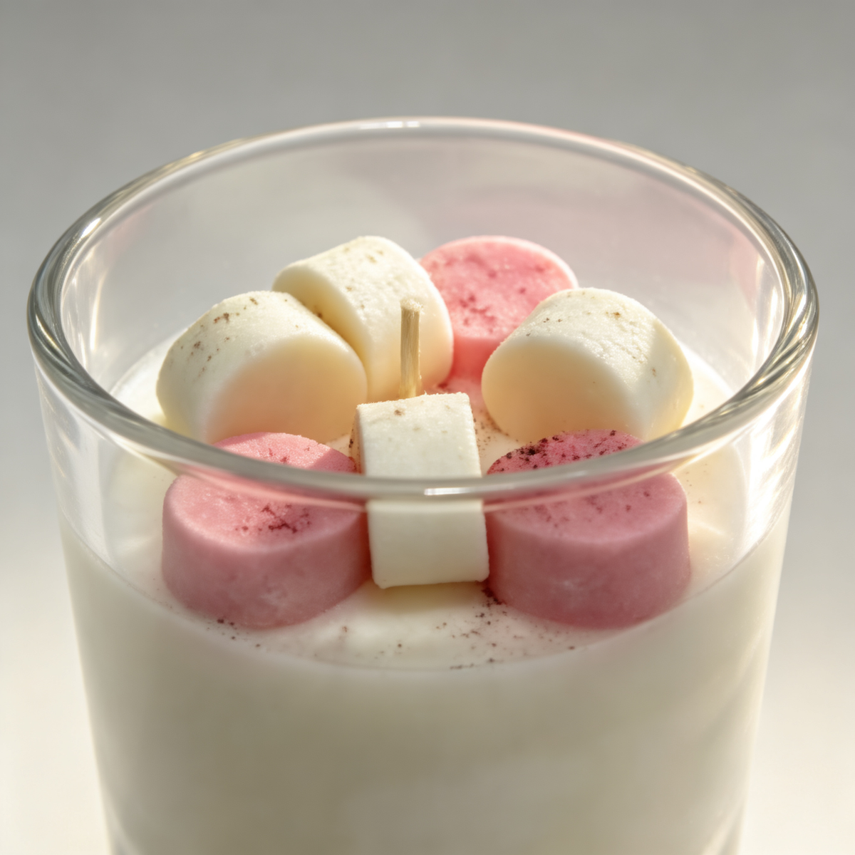 🍬 Sweet Décor | Colorful Wax Glass Candle | Cute Gift | Pastel Charm