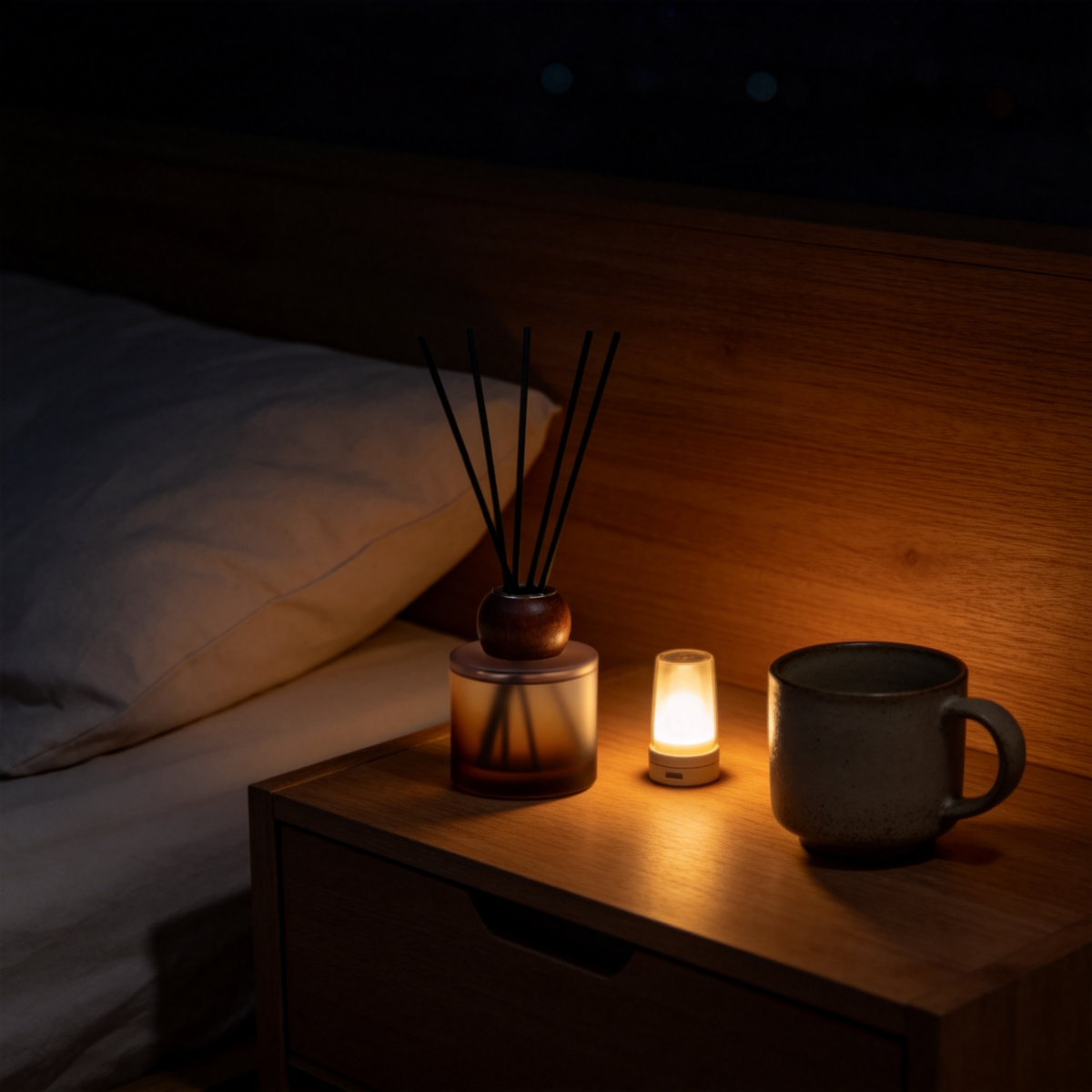 🍃 Zen Tea Diffuser | Frosted Glass & Wood | Serene Home Gift