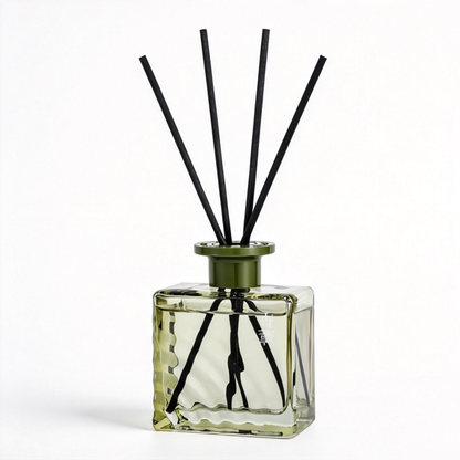 🌿 Luxury Reed Diffuser | Green Glass Home Décor | Thoughtful Tea Gift