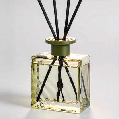 🌿 Luxury Reed Diffuser | Green Glass Home Décor | Thoughtful Tea Gift