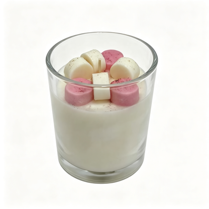 🍬 Sweet Décor | Colorful Wax Glass Candle | Cute Gift | Pastel Charm