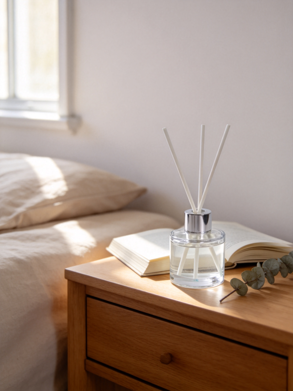 🤍 White Tea Reed Diffuser | Clear Glass | Elegant Home Gift